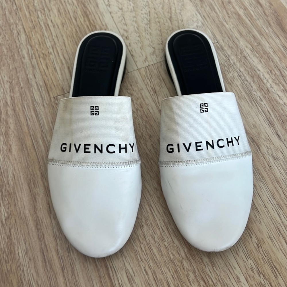 Givenchy slip on mules size 7